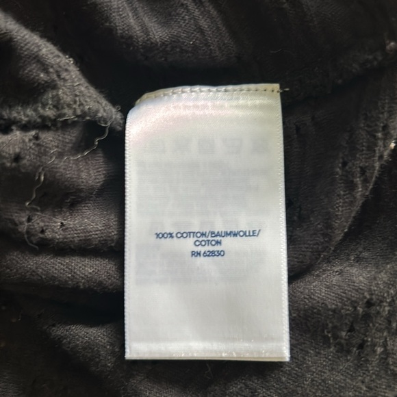 Lands’ End Knit Eyelet Tunic Button Down Top - Picture 10 of 13